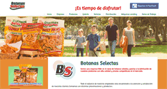 Desktop Screenshot of botanasselectas.com