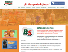 Tablet Screenshot of botanasselectas.com